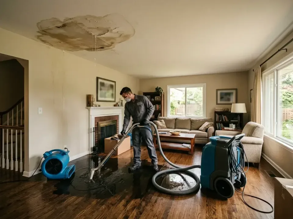 attic-pipe-burst-ceiling-drip-008 — frequently asked questions, Water Damage Restoration & Carpet Care in Rantoul, IL